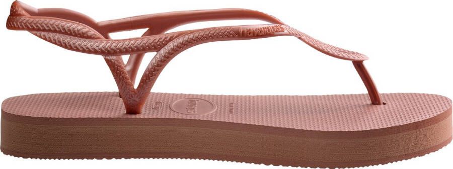 Havaianas Luna Flatform Slippers Rosé