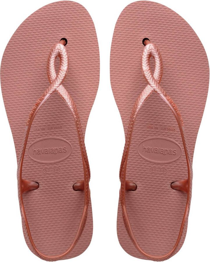 Havaianas Luna Flatform Slippers Rosé