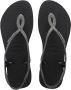 HAVAIANAS Teenslippers Dames Luna Premium Ii Maat: 33 34 Materiaal: Rubber Kleur: Zwart - Thumbnail 2