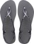 Havaianas Luna Premium II Dames Slippers Steel Gray - Thumbnail 1