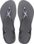 Havaianas Luna Premium II Dames Slippers Steel Gray - Thumbnail 1