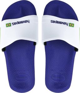 Havaianas Slide Brasil Blauw Badslippers Uniseks