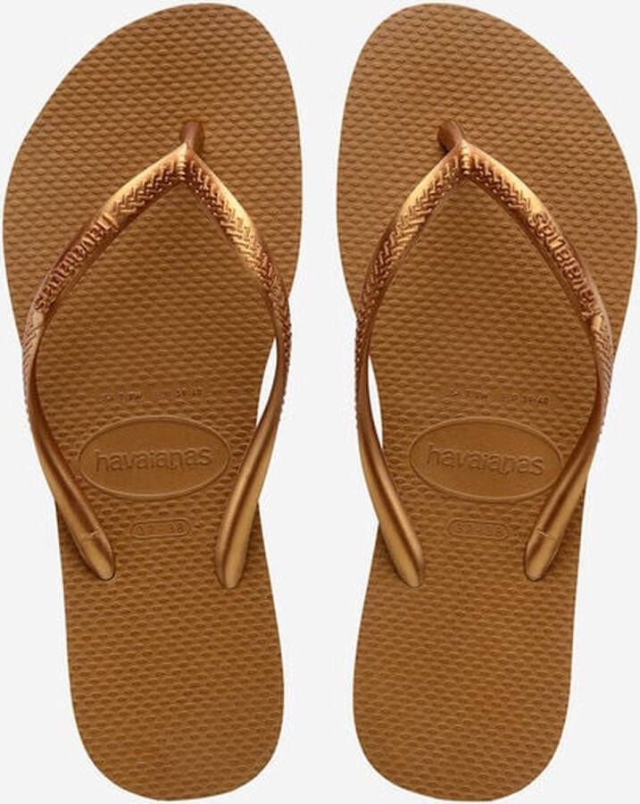 Havaianas Slim Dames Slippers Bronze