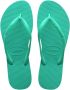 Havaianas Slim Groen Rubber Teenslippers Dames - Thumbnail 1