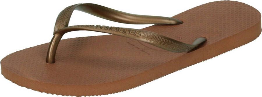 Havaianas Slim Dames Slippers Koper Bruin