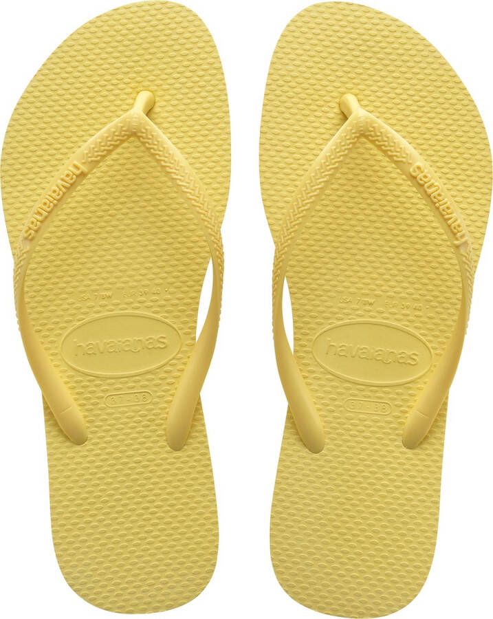 Havaianas Slim Dames Slippers Lemon Yellow