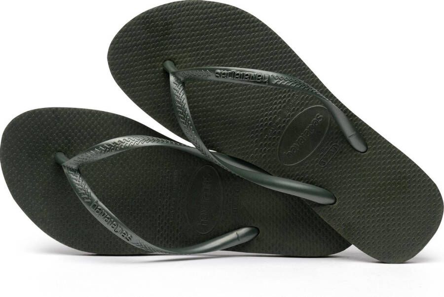 Havaianas Slim Dames Slippers Olive Groen