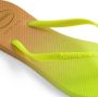 Havaianas Slim Dames Slippers White Fluorescent Galactic Green - Thumbnail 1