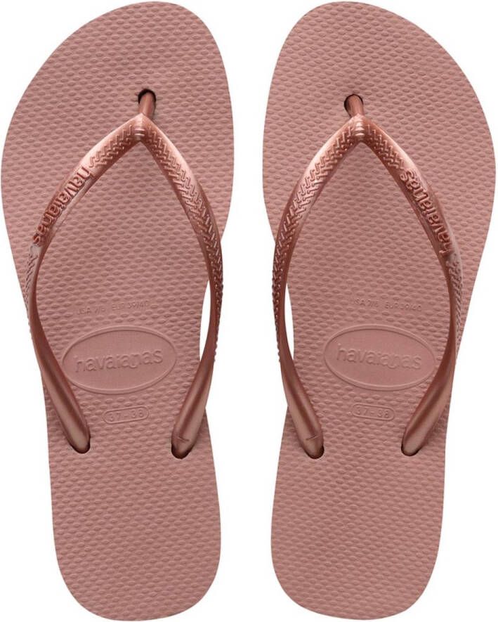 Havaianas NU 21% KORTING Teenslippers SLIM FLATFORM met lichte plateauzool