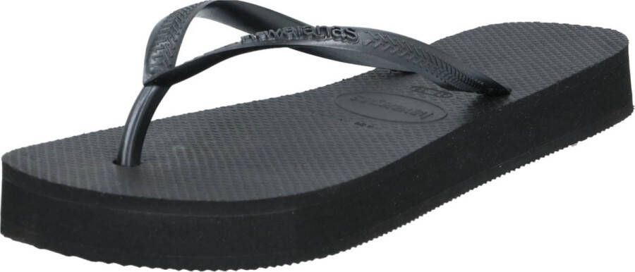 HAVAIANAS Teenslippers Dames Kids Slim Glitter Ii Maat: 33 34 Materiaal: Rubber Kleur: Zwart - Foto 5