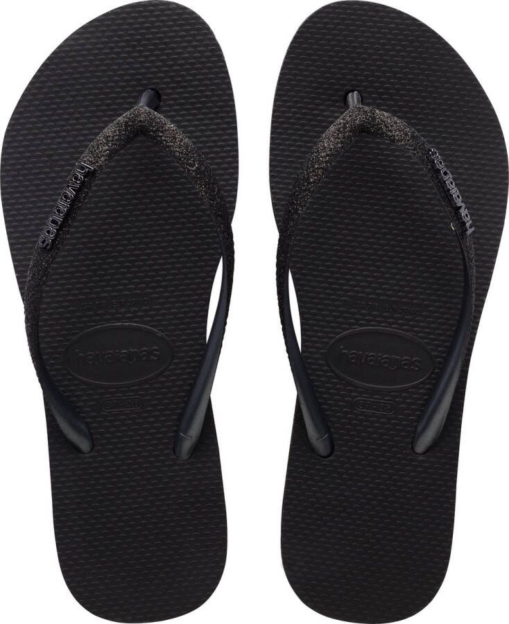 Havaianas SLIM FLATFORM Zwart Dames Slippers