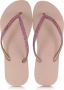 Havaianas Slim Glitter Dames Slippers Ballet Rose - Thumbnail 1