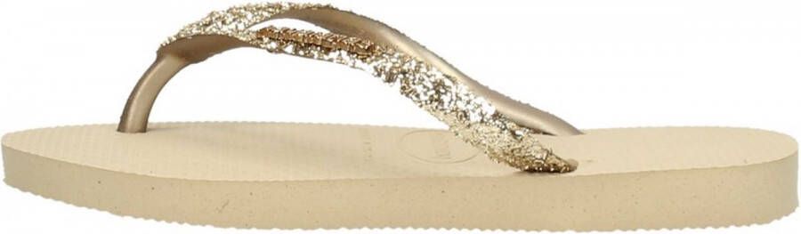Havaianas Slim Glitter II Dames Slippers Sand Grey