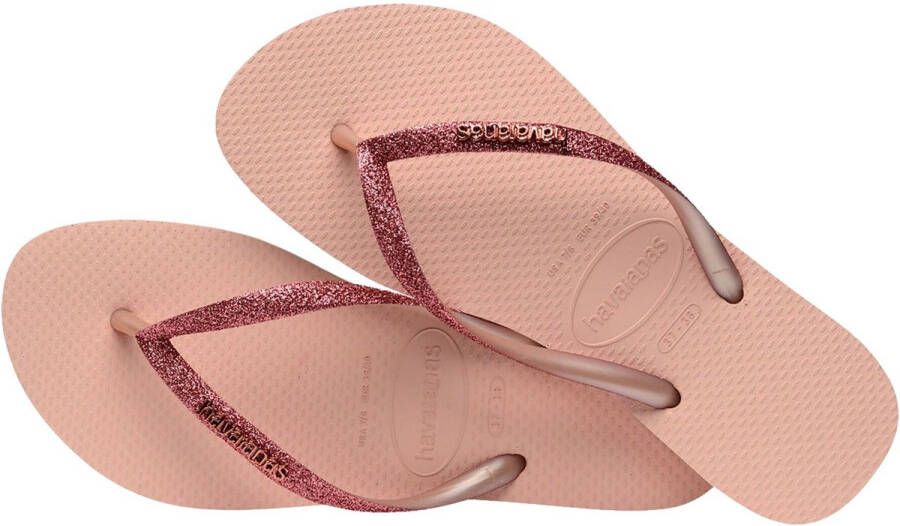 Havaianas Slim Glitter II Meisjes Slippers Roze
