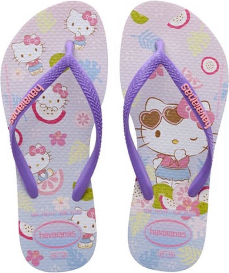 Havaianas Slim Kids Hello Kitty Quiet Lilac