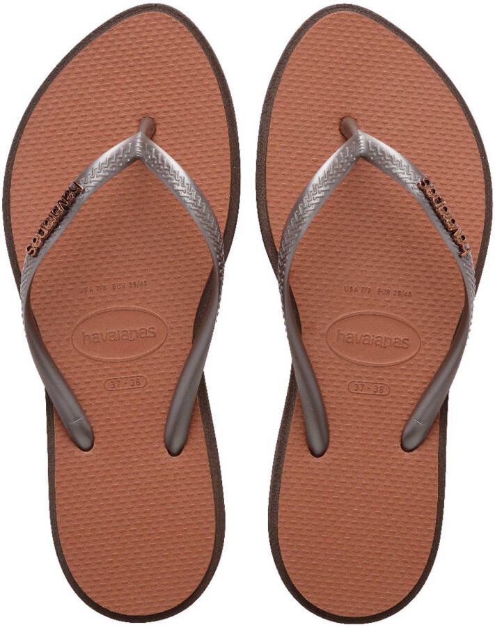 Havaianas Slim Point Slippers Bruin
