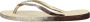 HAVAIANAS Teenslippers Dames Slim Sparkle Ii Maat: 41 Materiaal: Rubber Kleur: Beige - Thumbnail 3