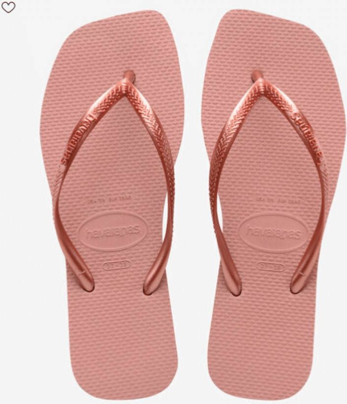 Havaianas Women's Slim Square Sandalen rood