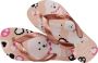 Havaianas teenslippers rosé Meisjes Rubber 27 28 - Thumbnail 8