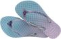 Havaianas Kids Slim Glitter II teenslippers blauw paars - Thumbnail 2