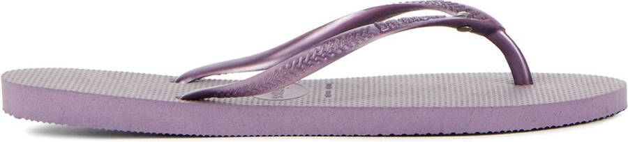 Havaianas Slippers Teenslippers Dames slim crystal Paars