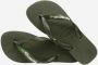 HAVAIANAS Teenslippers Heren Brasil Logo Maat: 45 46 Materiaal: Rubber Kleur: Groen - Thumbnail 3