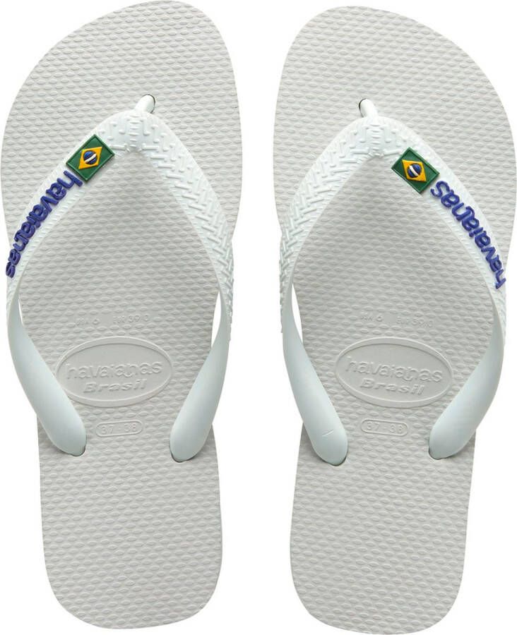 Havaianas Teenslippers Brasil Logo zomerschoen slippers poolslides met logo-opschrift