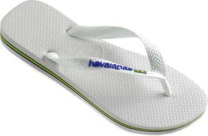 Havaianas Slippers Brasil Logo Wit