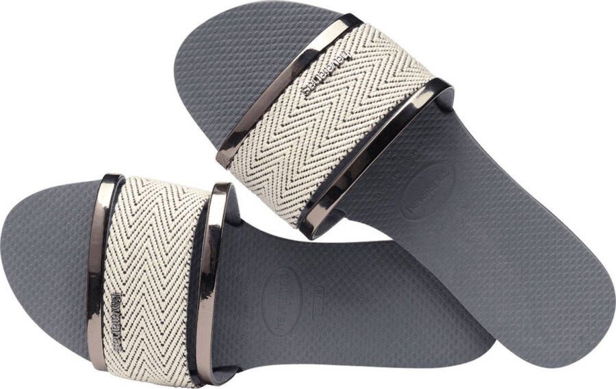 Havaianas Slippers YOU TRANSOCO PREMIUM zomerschoen slippers met glanzende details - Foto 2