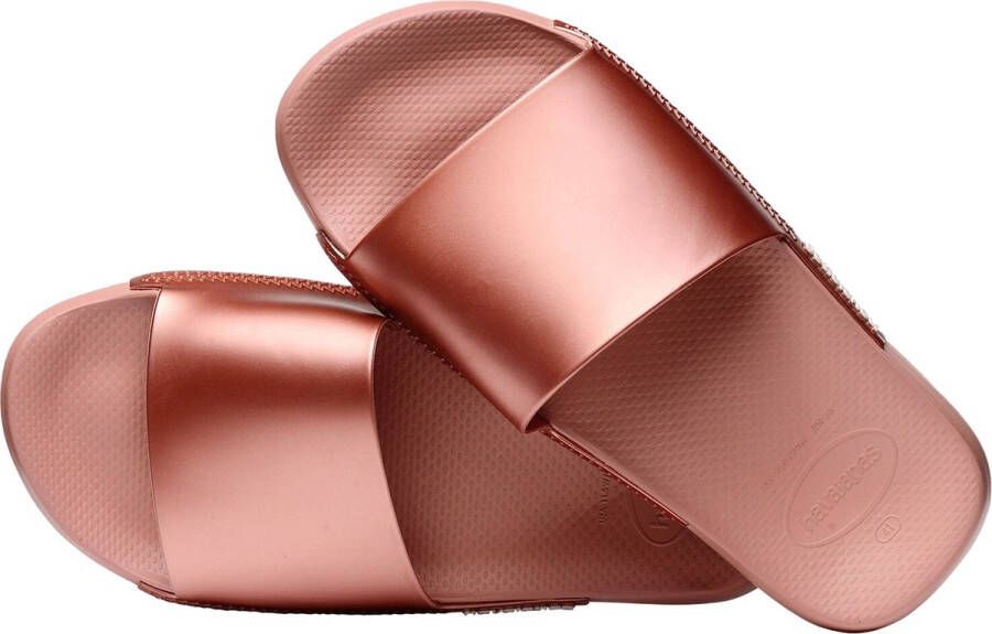 Havaianas NU 21% KORTING Slippers SLIDE CLASSIC METALLIC in een metallic look