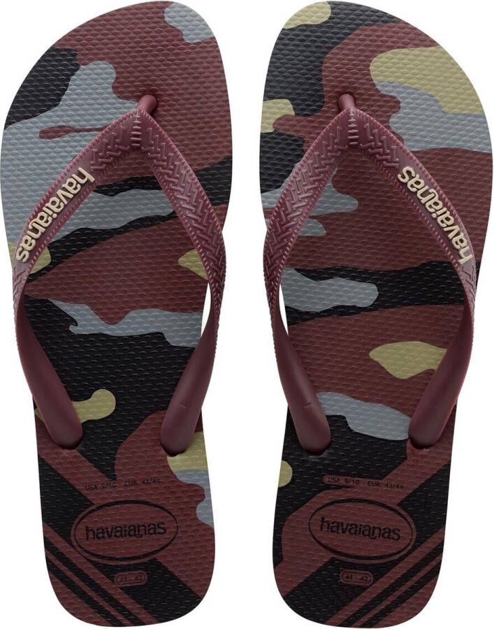 Havaianas Top Camu Heren Slippers Grape Wine