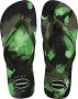 Havaianas Top Camu Heren Slippers Zwart Groen - Thumbnail 5