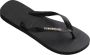 Havaianas Hav. Logo Metallic 41 42 Flip-flops Black Dames - Thumbnail 1