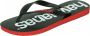 Havaianas Top Logomania 2 Unisex Slippers Zwart Rood - Thumbnail 12