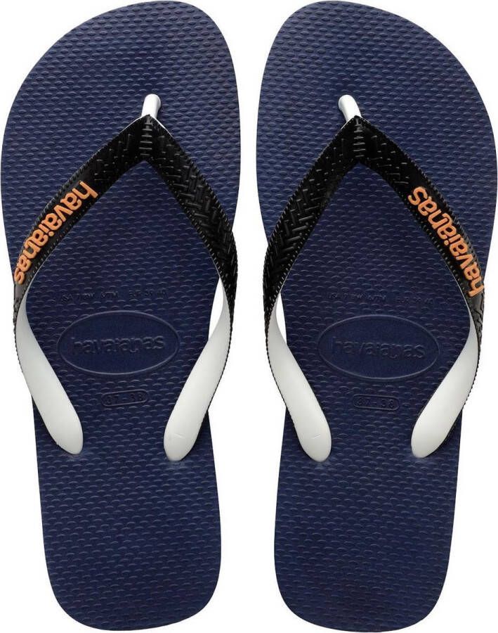 Havaianas Top Mix teenslippers blauw zwart