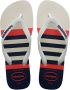 Havaianas teenslippers wit rood donkerblauw - Thumbnail 2