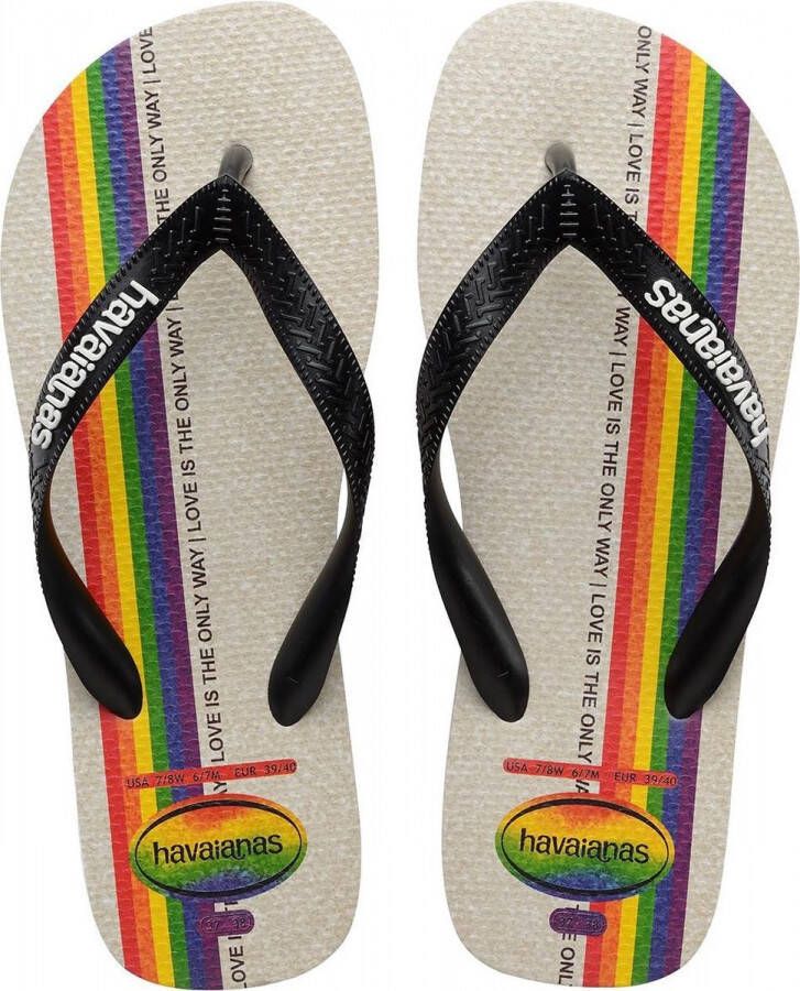 Havaianas Top Pride Unisex Slippers Black Black