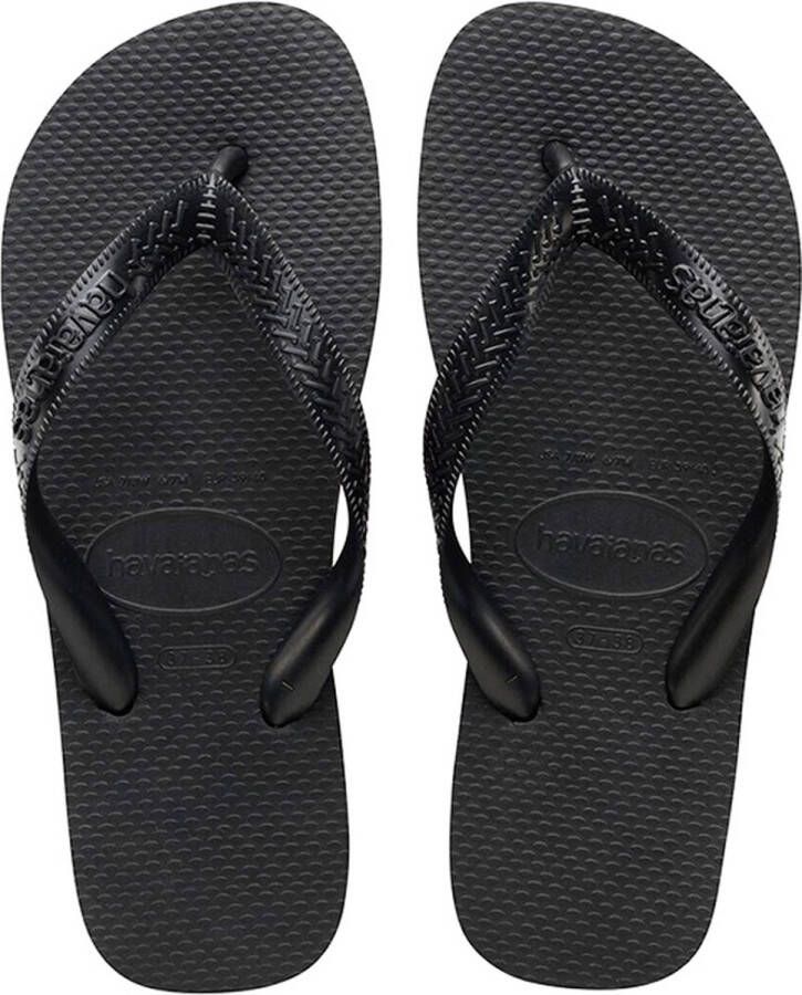 Havaianas Top Unisex Slides & Sandalen zwart Schoenen