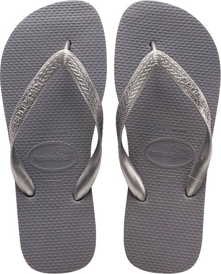 Havaianas Stijlvolle platte sandalen voor vrouwen Gray Dames