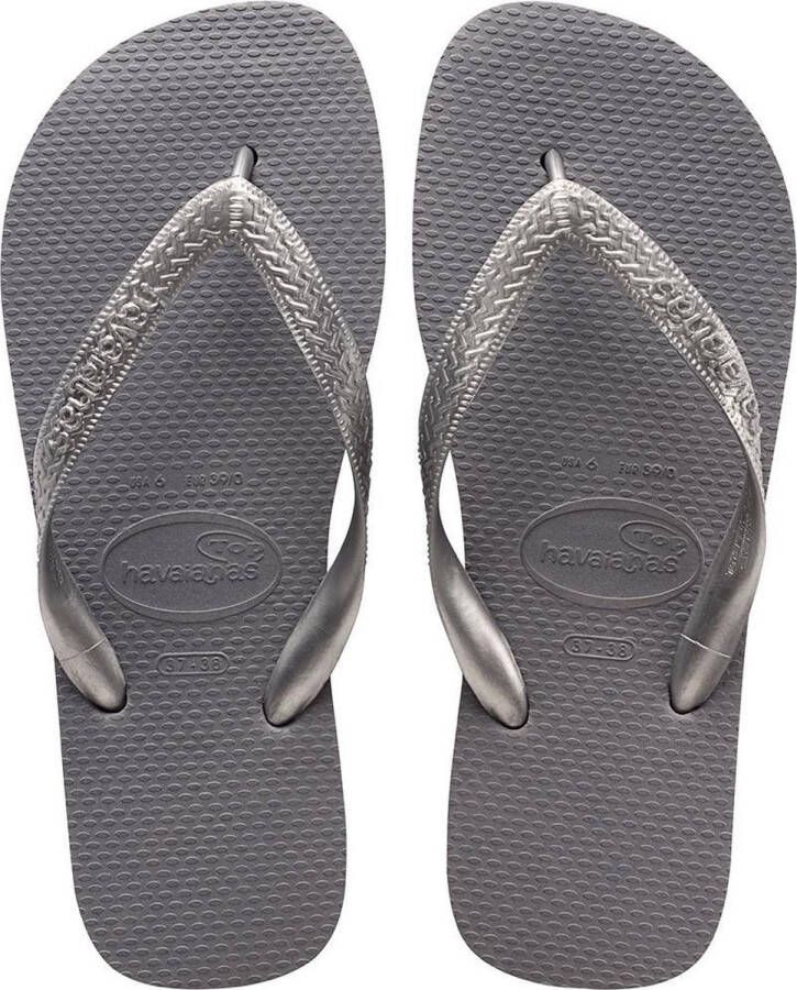 Havaianas Stijlvolle platte sandalen voor vrouwen Gray Dames