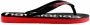 Havaianas Top Logomania 2 Unisex Slippers Zwart Rood - Thumbnail 2