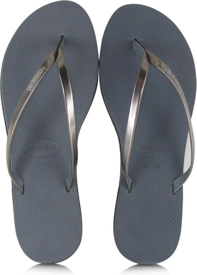 Havaianas You Metallic Dames Slippers Steel Grey