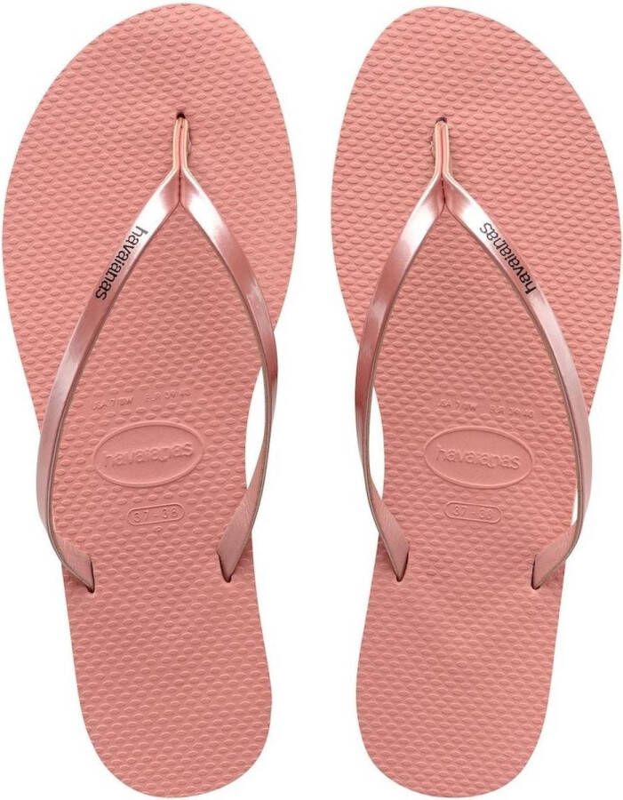 Havaianas Metallic Zomer Flip Flops Pink Dames