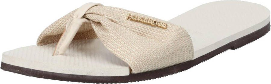 Havaianas Beige Teenslippers You St Tropez Shine