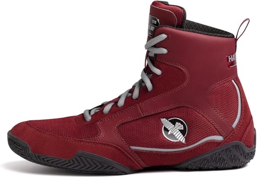Hayabusa Pro Boksschoenen Donkerrood grijs