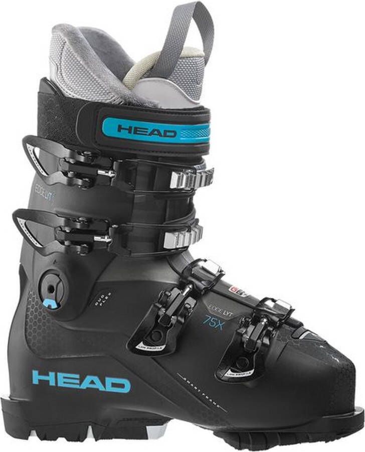 Head edge lyt 75x w hv gw Skischoenen dames Zwart-Blauw