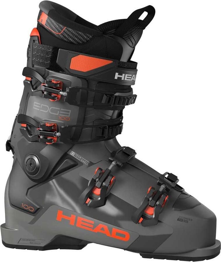 Head Edge 100 HV Anthracite red Wintersport schoenen Skischoenen
