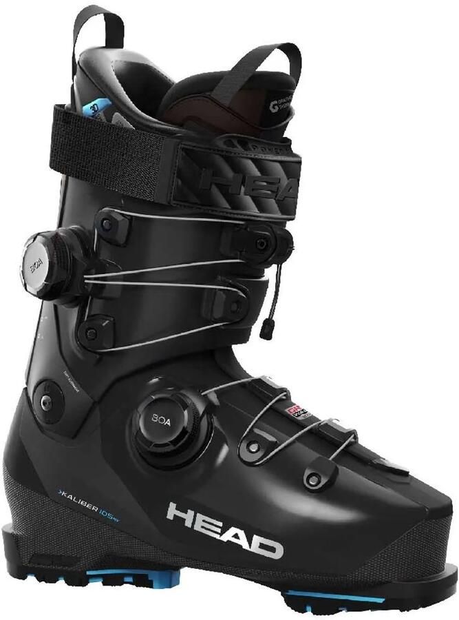 Head Kaliber 105 Mv Gw Boa Alpineskischoenen Voor Dames Zwart 26.5 Vrouw