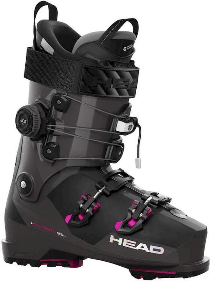 Head Kaliber Pro 95 W Low Volume GW BOA Skischoenen dames Antraciet roze