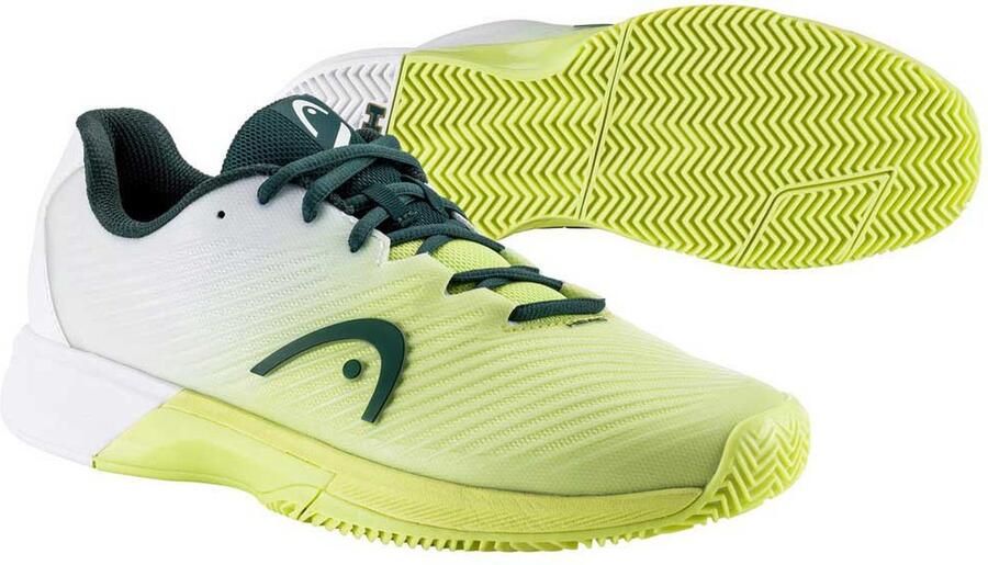 Head _RevoltPro4.0_Tennisschoenen_Gravel_Heren_Wit Groen - Foto 3